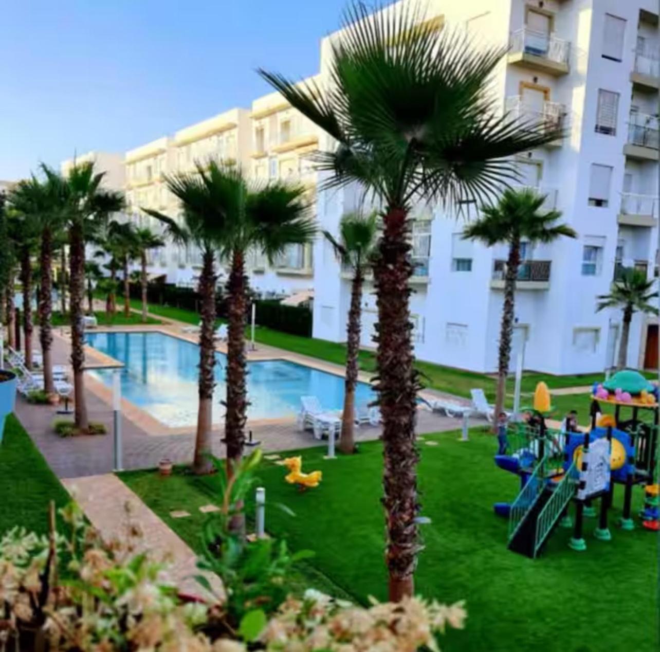 Apparemment De Luxe Vue Piscine Apartment Bouznika Exterior photo